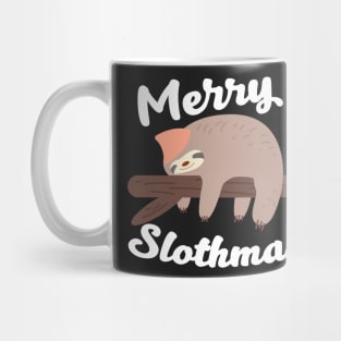 Funny Sloth Christmas Mug